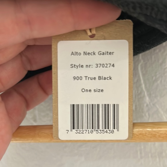 COPY - LAST ONE ❄️ NWT Houdini | Alto Neck Gaiter / OS / True Black - Picture 2 of 3